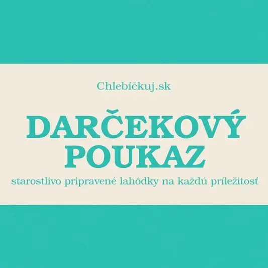 Darčekový poukaz chlebíčkuj