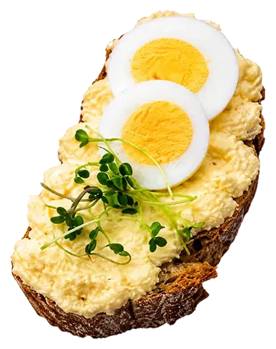 Vajíčkový chlebíček celozrnný