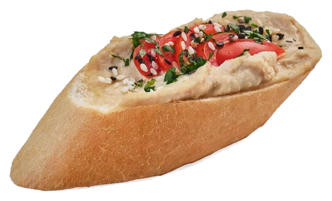 Hummusová kanapka