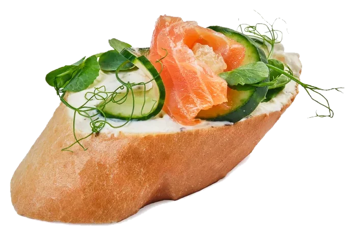 Lososová kanapka
