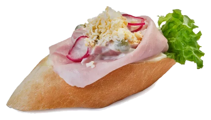 Parížsky šalát kanapka