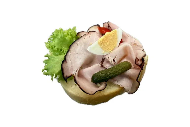Moravské mäso chlebíček s maslom